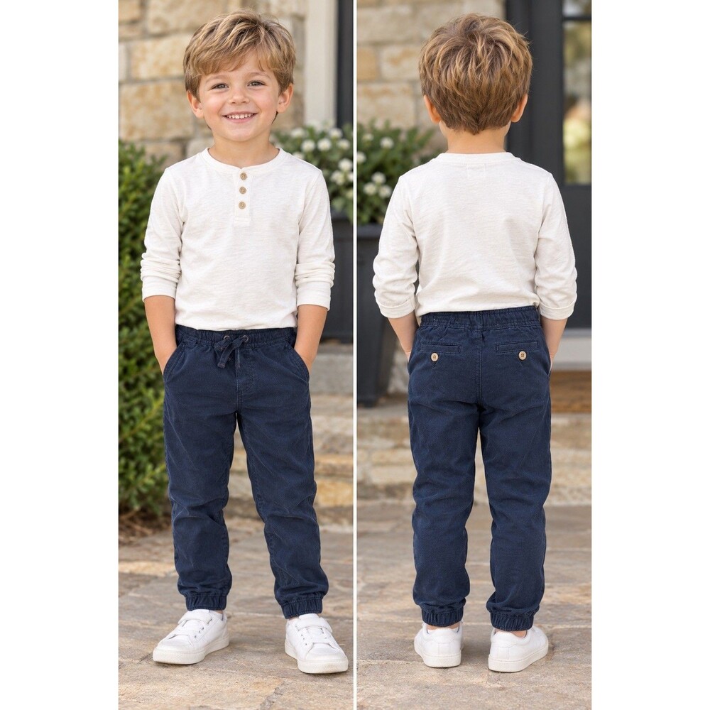 Tailor Vintage Connecticut Originals Size 4 Boys Navy Pull On Drawstring Pants